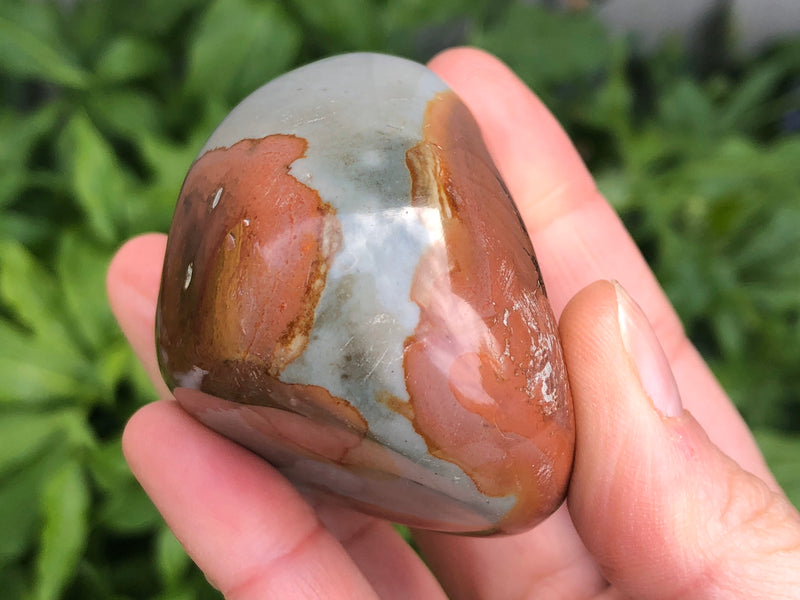 Polychrome Jasper Palm Stone 59mm