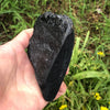 Raw Black Tourmaline Self Standing Crystal 66mm