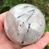 Tourmalinated Quartz Sphere 64mm ADS