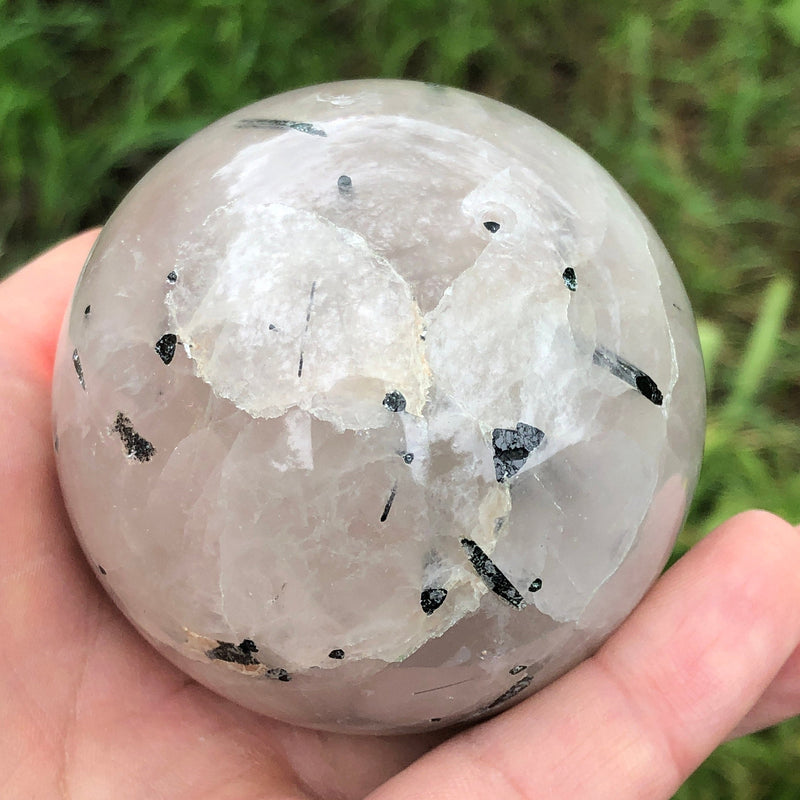 Tourmalinated Quartz Sphere 64mm ADS