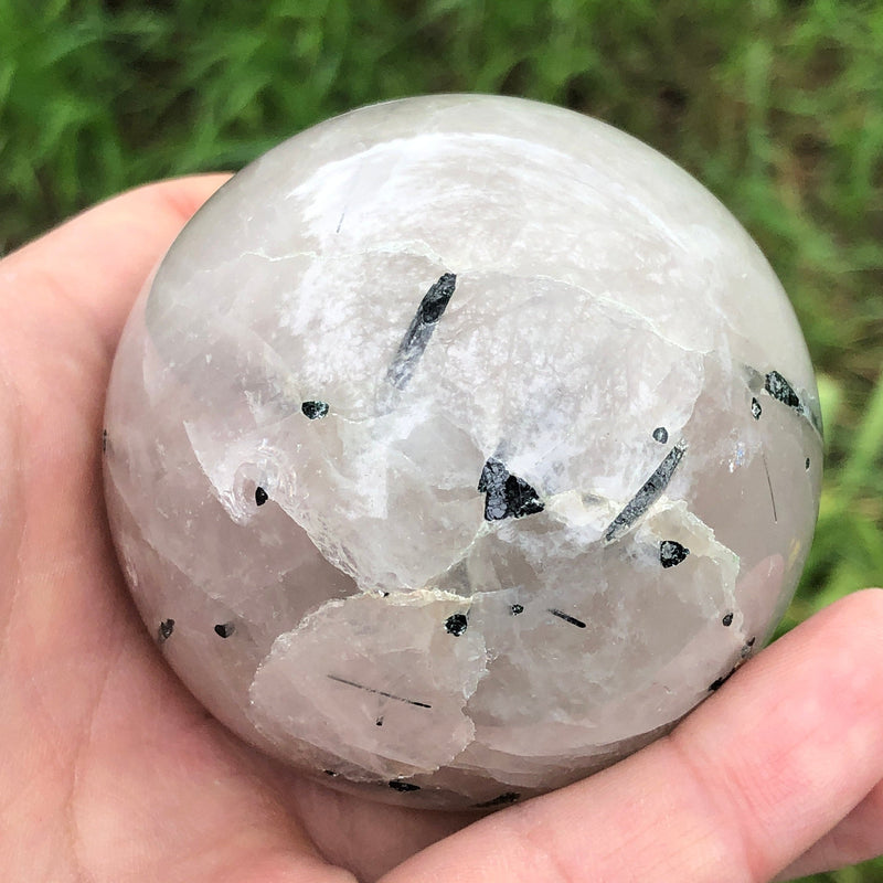 Tourmalinated Quartz Sphere 64mm ADS