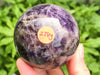 Amethyst Sphere 58mm - Chevron Amethyst Ball