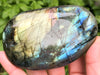 XXL Large Labradorite Palm Stone 94mm