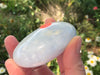 XL Blue Calcite Palm Stone - Anxiety Stone - Massage Crystal - Throat Chakra