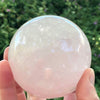 Rose Quartz Sphere 73mm - Crystal Ball - Altar Tools