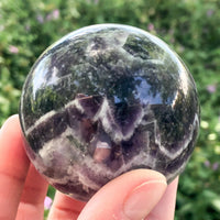 Amethyst Sphere 59mm - Chevron Amethyst Ball