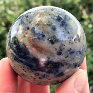 Sodalite Sphere 51mm - Crystal Grid Tools - Throat Chakra