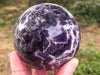 Amethyst Sphere 73mm - Chevron Amethyst Ball