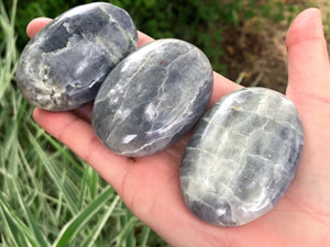 XL Iolite Palm Stone - Iolite Gallet