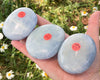 XL Blue Calcite Palm Stone - Anxiety Stone - Massage Crystal - Throat Chakra