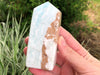 Blue Aragonoite Crystal Obelisk Tower 91mm