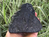 Raw Black Tourmaline Self Standing Crystal 108mm YA