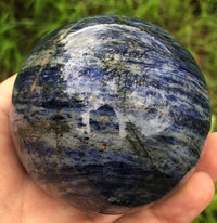 Sodalite Sphere 71mm - Sodalite Ball - Crystal Grid Tools