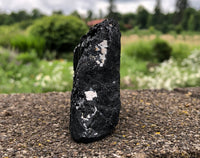 Raw Black Tourmaline Self Standing Crystal 66mm