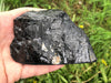 Raw Black Tourmaline Self Standing Crystal 66mm