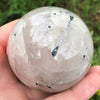 Tourmalinated Quartz Sphere 64mm ADS