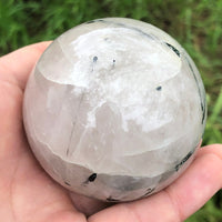 Tourmalinated Quartz Sphere 64mm ADS