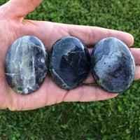 XL Iolite Palm Stone