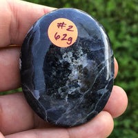 XL Iolite Palm Stone