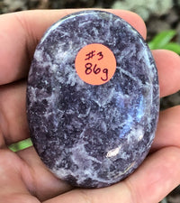 Lepidolite Palm Stone