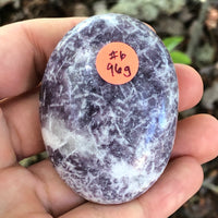 Lepidolite Palm Stone