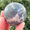 Angelite Sphere 52mm  - Throat Chakra Stone