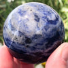 Sodalite Sphere 54mm XX - Crystal Grid Ball - Throat Chakra