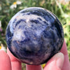 Sodalite Sphere 54mm XX - Crystal Grid Ball - Throat Chakra