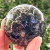 Amethyst Sphere 59mm - Chevron Amethyst Ball