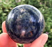 Sodalite Sphere 51mm - Crystal Grid Tools - Throat Chakra