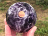 Amethyst Sphere 73mm - Chevron Amethyst Ball