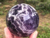 Amethyst Sphere 73mm - Chevron Amethyst Ball