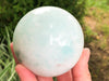 Blue Aragonite Sphere 65mm