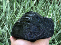 Raw Black Tourmaline Self Standing Crystal 134mm