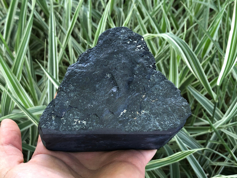 Raw Black Tourmaline Self Standing Crystal 108mm YA