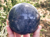 Lazulite Sphere 84mm - Lazulite Stone - Throat Chakra Stone - Blue Healing Stone - Crystal Grid - Stones and Crystals - Lazulite Ball