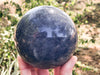 Lazulite Sphere 84mm - Lazulite Stone - Throat Chakra Stone - Blue Healing Stone - Crystal Grid - Stones and Crystals - Lazulite Ball