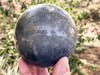 Lazulite Sphere 84mm - Lazulite Stone - Throat Chakra Stone - Blue Healing Stone - Crystal Grid - Stones and Crystals - Lazulite Ball