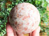 Sunstone Sphere 65mm - Sunstone Ball - Sacral Chakra - Sunstone Crystal - Crystal Grid - Meditation Stone