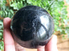 Black Tourmaline Sphere 59mm - Schorl - Black Tourmaline Ball - Crystal Grid - Root Chakra - Protection Stone - Altar Decor - Massage Stone