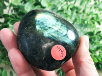 Labradorite Palm Stone 67mm - Labradorite Gallet - Palm Stone - Worry Stone - Flashy Palm Stone - Crystal Grid - Massage Stones - Feldspar