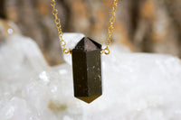 Black Tourmaline Empath Protection Necklace - Crystal Healing - October Birthstone - Libra Necklace - Libra Zodiac Gifts - Empath Jewelry