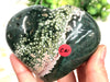 Ocean Jasper Heart 83mm - Ocean Jasper Stone - Crystal Grid - Massage Stone - Meditation Stone - Altar Decor - Stones and Crystals CN