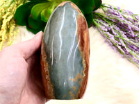 Polychrome Jasper Free Form 112mm MI- Desert Jasper -Savannah Jasper - Altar Decor - Self Standing - Crystal Grid - Root Chakra Stone