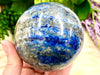 Lapis Lazuli Sphere 72mm NA - Lapis Lazuli - Throat Chakra Stone - Polished Lapis - Crystal Grid - Stones and Crystals - Lapis Lazuli Ball