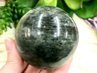 Green Quartz Crystal Sphere 62mm ND - Altar Decor -  Crystal Grid - Heart Chakra Crystal - Genuine Green Quartz - Reiki Stones