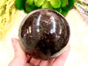 Garnet Sphere 65mm MG - Root Chakra Stone - Crystal Grid - Altar Decor - Meditation Stone - Massage Stone - Garnet Sphere - Garnet Ball