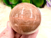 Peach Moonstone Sphere 54mm ML - Moonstone - Crystal Grid - Meditation Space - Healing Crystals - Altar Decor - Heart Chakra - Solar Plexus