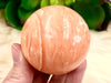 Orange Calcite Sphere 50mm MR- Orange Calcite Crystal Ball - Healing Crystals - Crystal Grid - Altar Decor - Sacral Chakra Stone