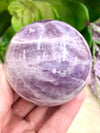 Lepidolite Sphere 58mm NC - Lepidolite Ball - Throat Chakra Stone - Healing Crystals - Crystal Grid -Altar Decor- Stones and Crystals